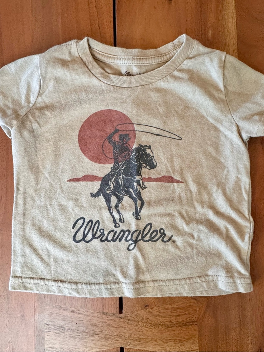 Wrangler 2T Cowboy Western Graphic Tee Horse Rodeo Toddler T Shirt